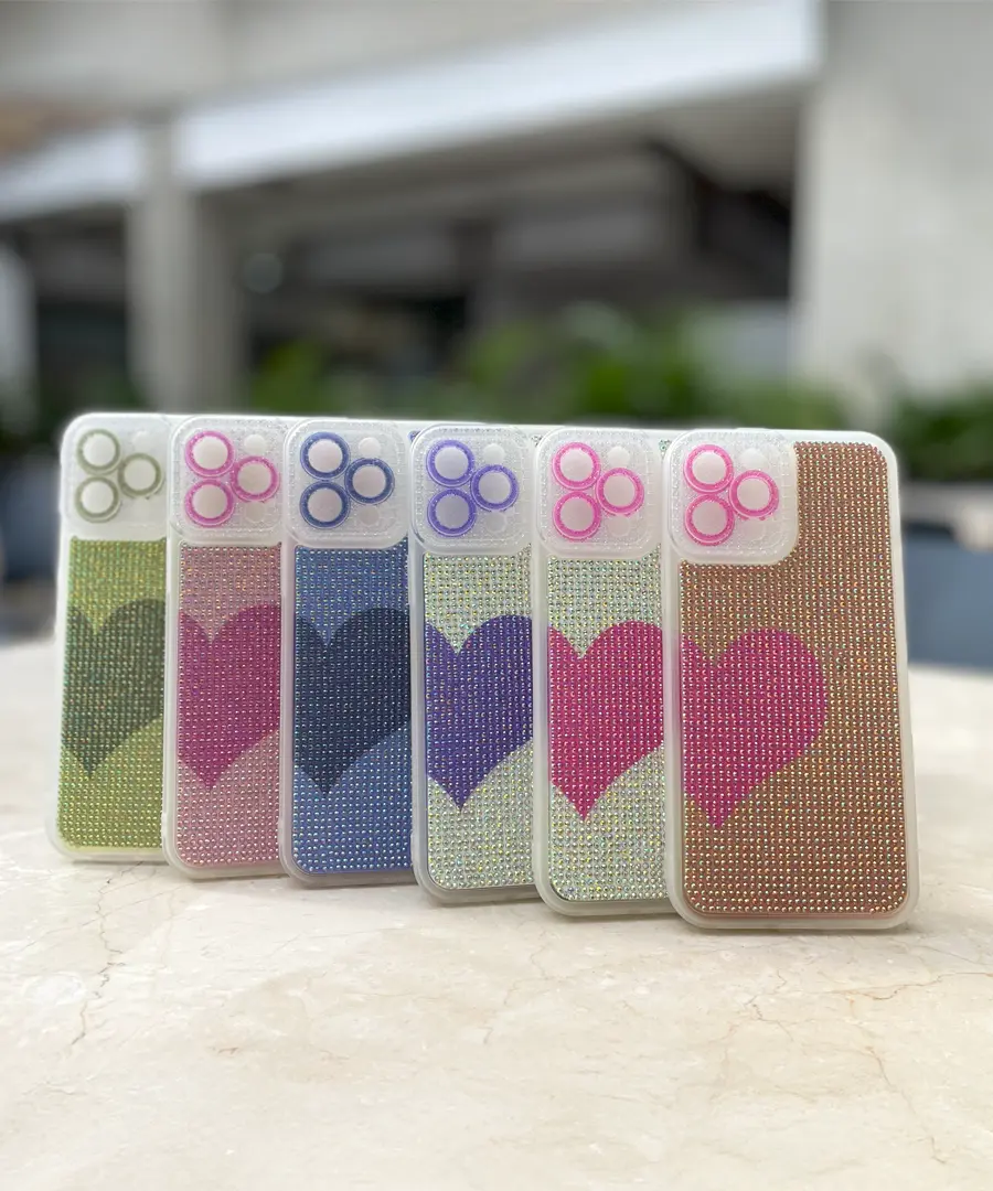 CASES CORAZÓN SWAROSVKI